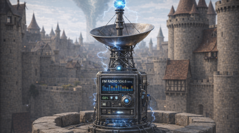 Durakiss radio device based on Consortium technology, a non-magical machine transmitting music over long distances