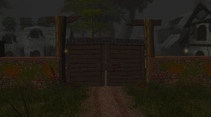 The barred gates of Port Elysium, forbidden haven where no outsider’s foot doth tread
